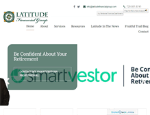 Tablet Screenshot of latitudefinancialgroup.com